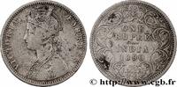 BRITISH INDIA 1 Roupie Victoria BRITISH INDIA Bombay 1890 (30,5mm, 11,46g, 12h) -