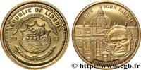 LIBERIA 10 Dollars Proof Jean Paul II LIBERIA 2003 (11mm, 0,50g, 12h) -