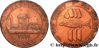 BRITISH TOKENS OR JETTONS 1 Penny “Cornish Penny” Scorrier House (Redruth) BRITISH TOKENS OR JETTONS 1811 (35mm, 18,29g, 6h) -