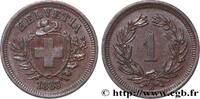 SWITZERLAND 1 Centime (Rappen) SWITZERLAND Berne 1883 (16mm, 1,49g, 12h) -