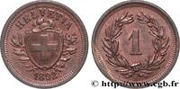 SWITZERLAND 1 Centime (Rappen) SWITZERLAND Berne 1892 (16mm, 1,53g, 12h) -