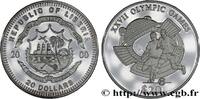 LIBERIA 20 Dollars Proof XXVIIe Jeux Olympiques, football LIBERIA 2000 (40mm, 20,04g, 12h) -