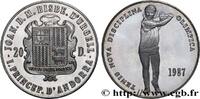 ANDORRA (PRINCIPALITY) 20 Diners Proof Tennis ANDORRA (PRINCIPALITY) 1987 (35mm, 16g, 12h) -