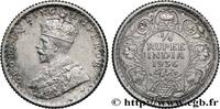 BRITISH INDIA 1/4 Roupie Georges V BRITISH INDIA Bombay 1936 (19mm, 2,91g, 12h) -