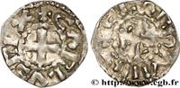 FRANCE Denier CHARLES II LE CHAUVE / THE BALD Clermont-Ferrand s.m. (20,5mm, 1,51g, 6h) -