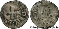 FRANCE Denier tournois LA MARCHE - COUNTY OF LA MARCHE - CHARLES OF FRANCE Bellac ? n.d. (19,5mm, 0,92g, 9h) -