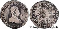 FRANCE Demi-teston NAVARRE-BEARN - HENRY III Morlaàs 1573 (24mm, 4,35g, 3h) -