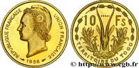 TOGO - FRENCH UNION Essai de 10 Francs TOGO - FRENCH UNION Paris 1956 (23,5mm, g, 6h) -