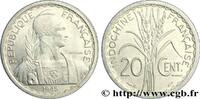 FRENCH INDOCHINA 20 Centièmes FRENCH INDOCHINA Castelsarrasin 1945 (27mm, g, h) -