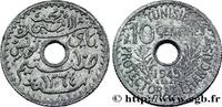 TUNISIA - FRENCH PROTECTORATE Essai de 10 centimes TUNISIA - FRENCH PROTECTORATE Paris 1945 (17,59mm, 1,54g, 6h) -