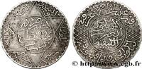 MOROCCO 5 Dirhams Abdul Aziz I an 1322 MOROCCO Paris 1904 (31mm, 12,45g, 12h) -