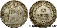 FRENCH INDOCHINA 10 Centièmes FRENCH INDOCHINA Paris 1912 (19mm, 2,69g, 6h) -