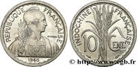 FRENCH INDOCHINA 10 Centièmes FRENCH INDOCHINA Paris 1945 (23mm, g, 6h) -