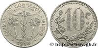 ALGERIA 10 Centimes Chambre de Commerce d’Alger caducéee n ALGERIA 1918 (30,13mm, 1,99g, 6h) -