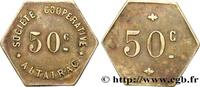 ALGERIA 50 Centimes Société Coopérative Altairac ALGERIA N.D. (23,50mm, 2,91g, 12h) -