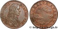 FRANCE Revers répertorié pour l’Extraordinaire des guerre LOUIS XIV LE GRAND ou LE ROI SOLEIL 1654 (27mm, 5,49g, 6h) -