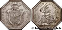 FRANCE Jeton octogonal Ar 32, Crignon de Bonvalet, maire ORLÉANAIS 1786 (32mm, 13,36g, 12h) -