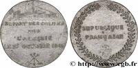 FRANCE Médaille, Départ des colons pour l’Algérie DEUXIÈME RÉPUBLIQUE 1848 (45,5mm, 30,95g, 12h) -