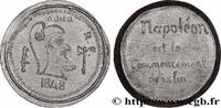 FRANCE Médaille, “Napoléon est le commencement de la fin” DEUXIÈME RÉPUBLIQUE 1848 (41mm, 40,22g, 8h) -