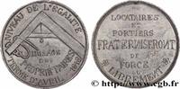 FRANCE Médaille, Remise des loyers DEUXIÈME RÉPUBLIQUE 1848 (40,5mm, 28,76g, 6h) -