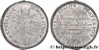 FRANCE Médaille, Promulgation de la constitution DEUXIÈME RÉPUBLIQUE 1848 (48mm, 17,95g, 12h) -