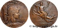 FRANCE Médaille, Exposition Universelle Internationale EXPOSITIONS UNIVERSELLES 1900 (63,5mm, 97,10g, 12h) -