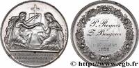 FRANCE Médaille de mariage, Evangile de St Mathieu AMOUR ET MARIAGE 1878 (31,5mm, 14,22g, 12h) -