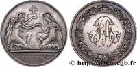 FRANCE Médaille de mariage, Evangile de St Mathieu AMOUR ET MARIAGE 1885 (31,5mm, 14g, 12h) -