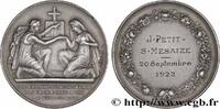 FRANCE Médaille de mariage, Evangile de St Mathieu AMOUR ET MARIAGE 1922 (31,5mm, 14,18g, 12h) -