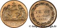 FRANCE Médaille de mariage, Evangile de St Mathieu AMOUR ET MARIAGE 1873 (31,5mm, 14,23g, 12h) -