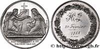 FRANCE Médaille de mariage, Evangile de St Mathieu AMOUR ET MARIAGE 1882 (31,5mm, 14,23g, 12h) -