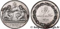 FRANCE Médaille de mariage, Evangile de St Mathieu AMOUR ET MARIAGE 1870 (31,5mm, 14,06g, 12h) -