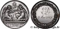 FRANCE Médaille de mariage, Evangile de St Mathieu AMOUR ET MARIAGE 1868 (31,5mm, 14,07g, 12h) -