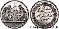 FRANCE Médaille de mariage, Evangile de St Mathieu AMOUR ET MARIAGE 1910 (31,5mm, 13,70g, 12h) -