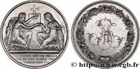 FRANCE Médaille de mariage, Evangile de St Mathieu AMOUR ET MARIAGE 1864 (31,5mm, 14,35g, 12h) -