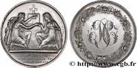FRANCE Médaille de mariage, Evangile de St Mathieu AMOUR ET MARIAGE 1866 (31,5mm, 14,03g, 12h) -