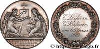FRANCE Médaille de mariage, Evangile de St Mathieu AMOUR ET MARIAGE 1907 (30mm, 13,63g, 12h) -