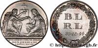 FRANCE Médaille de mariage, Evangile de St Mathieu AMOUR ET MARIAGE 1944 (30mm, 14,31g, 12h) -