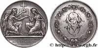 FRANCE Médaille de mariage, Evangile de St Mathieu AMOUR ET MARIAGE 1907 (30mm, 13,64g, 12h) -