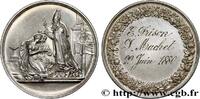 FRANCE Médaille de mariage AMOUR ET MARIAGE 1880 (27,5mm, 9,96g, 12h) -