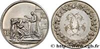 FRANCE Médaille de mariage AMOUR ET MARIAGE 1874 (30mm, 11,96g, 12h) -