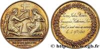 FRANCE Médaille de mariage, Evangile de St Mathieu AMOUR ET MARIAGE 1862 (39mm, 25,37g, 6h) -
