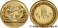 FRANCE Médaille de mariage, Evangile de St Mathieu AMOUR ET MARIAGE 1854 (39mm, 24,92g, 12h) -