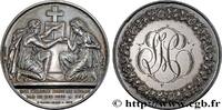 FRANCE Médaille de mariage, Evangile de St Mathieu AMOUR ET MARIAGE 1878 (39,5mm, 25,50g, 12h) -
