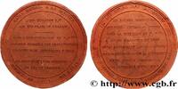 FRANCE Médaillon en terre cuite, Canal latéral à la Garon LOUIS-PHILIPPE Ier n.d. (98mm, 108,53g, 12h) -