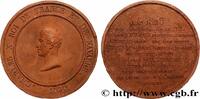 FRANCE Médaillon en terre cuite, Pont de Saint-Médard en PONTS 33 - Bordeaux 1826 (91mm, 88,45g, 12h) -