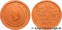 FRANCE Médaillon en terre cuite, Ecole communale de Saint LOUIS-PHILIPPE Ier 33 - Bordeaux 1842 (99mm, 97,17g, 12h) -