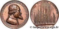 FRANCE Médaille des 500 ans du début de construction de l MONUMENTS Italie, Milan 1886 (47mm, 59,14g, 12h) -