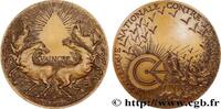 FRANCE Médaille, VAINCRE, Ligue nationale contre le cance MÉDECINE - SOCIÉTÉS MÉDICALES - MÉDECINS/CHIRURGIENS - ASSISTANCE PUBLIQUE Monnaie de Paris 1979 (73,5mm, 179,28g, 12h) -