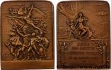 FRANCE Plaquette, Union des Sociétés d’éducation physique ARMÉES n.d. (51,5mm, 48,96g, 12h) -
